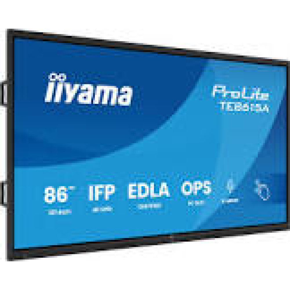 IIYAMA TE8615A-B1AG 86inch Stylish IFP iiWare21E 3840x2160 UHD IPS Android 14 16/128GB 2xHDMI DP 2xUSB-C VESA 600x400 IIYAMA TE8615A-B1AG 86inch Stylish IFP iiWare21E 3840x2160 UHD IPS Android 14 16/128GB 2xHDMI DP 2xUSB-C VESA 600x400