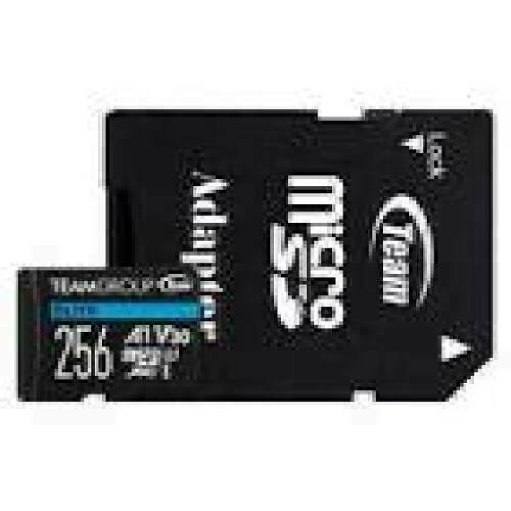 TEAMGROUP Memory Card Micro SDXC 256GB Elite A1 V30 + Adapter