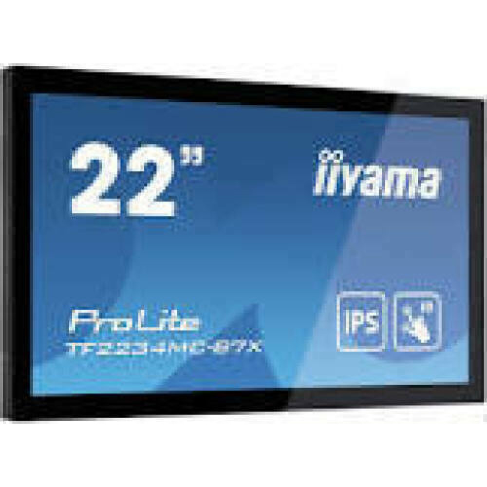 IIYAMA TF2234MC-B7AGB 21.5Zoll IPS PCAP AG Bezel Free 10P Touch 1920x1080 1000:1 300cd/m2 8ms VGA DP HDMI USB