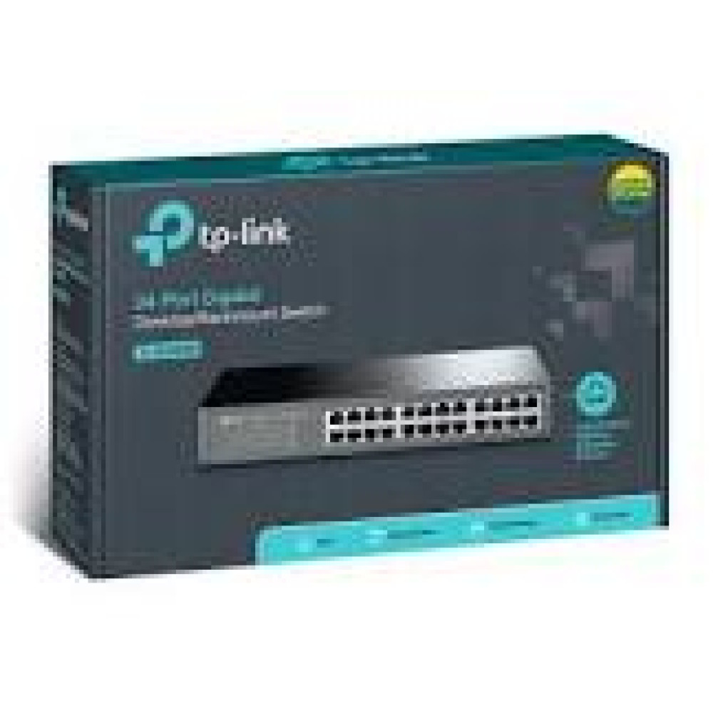 TP-LINK 24port Gigab. ECO-Switch 19in