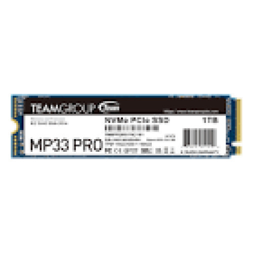 TEAMGROUP MP33 Pro 1TB PCIe Gen3 x4 NVMe M.2 SSD 2100/1700 MB/s