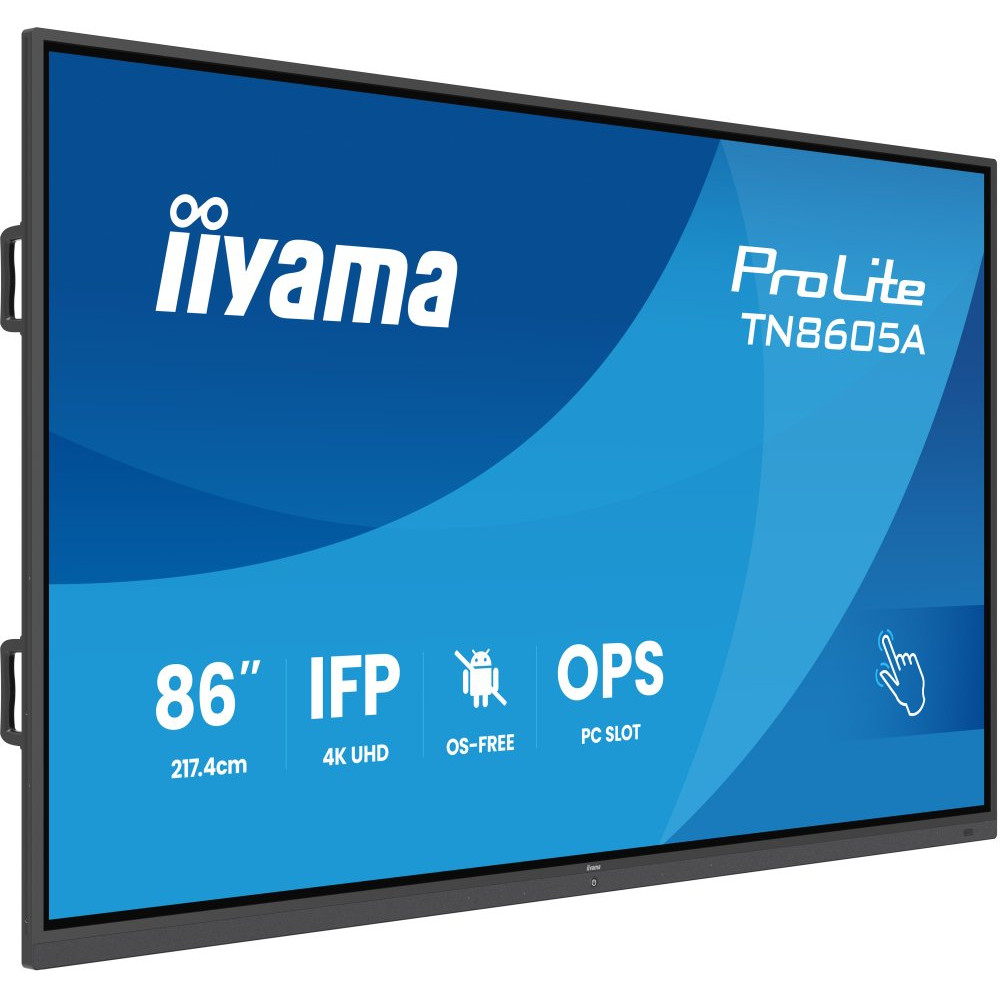 IIYAMA TN8605A-B1AG 86inch IFP OS-free 40-Points DeepContrast IR+ with Zero Gap - Air bonding Anti-glare and Bacteria coating