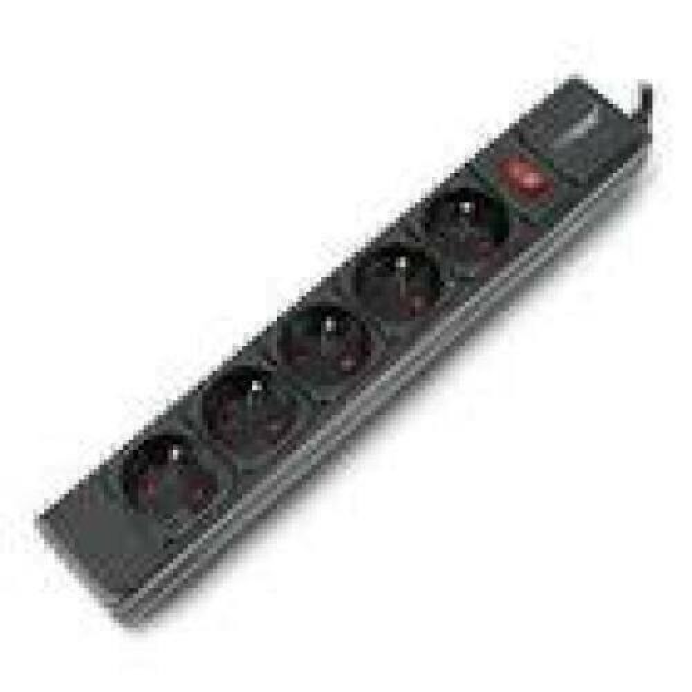 TRACER PowerGear 3.0 m Black 5 sockets power strip