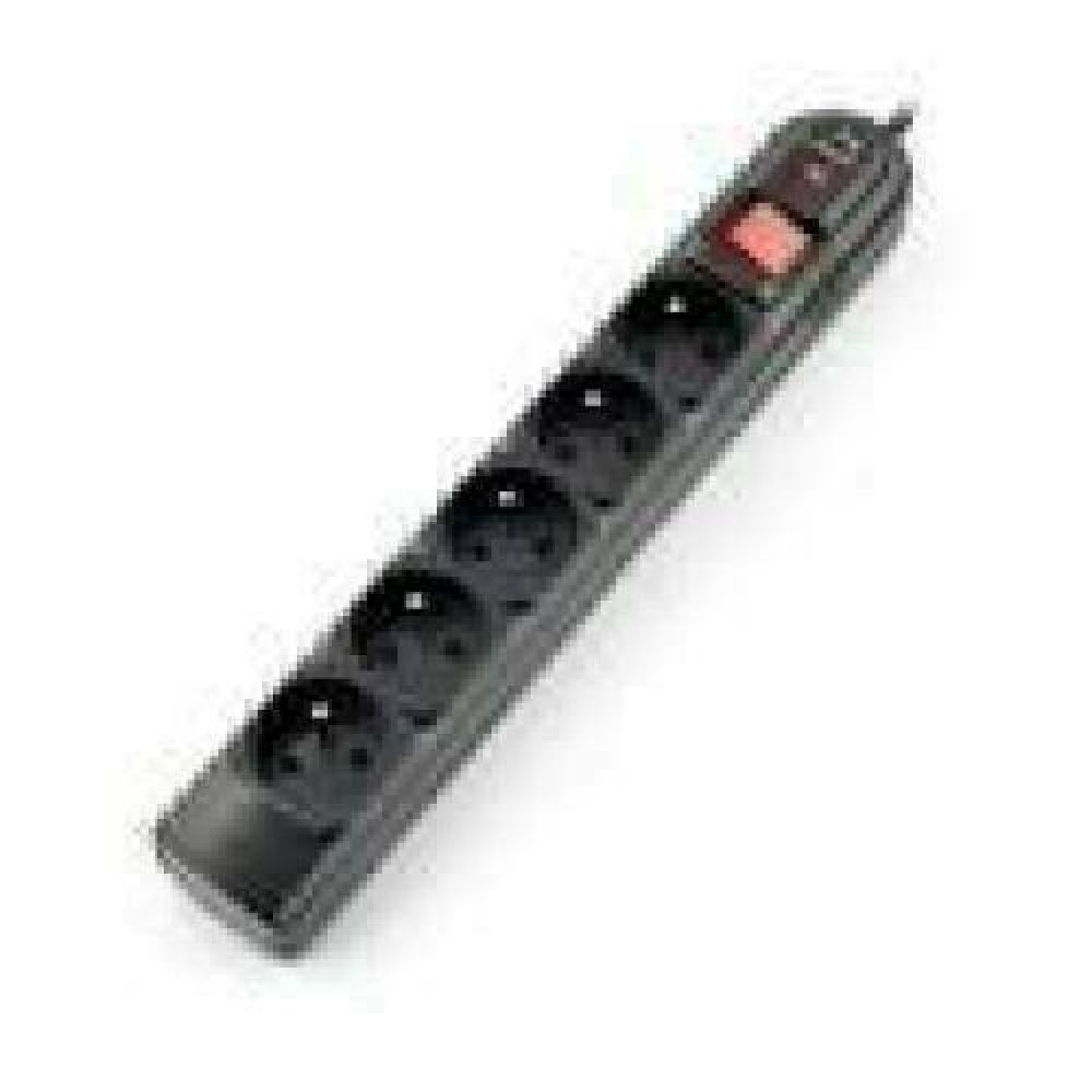 TRACER PowerGuard PRO 1.8m Black 5 sockets. 5 buttons power strip