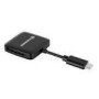 TRANSCEND RDC3 Cardreader SD/microSD USB-C 3.2 gen1 Black
