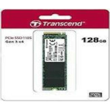 TRANSCEND 128GB PCIe Gen3 x4 NVMe PCIe Slot M.2 2280 SSD 3D NAND TLC