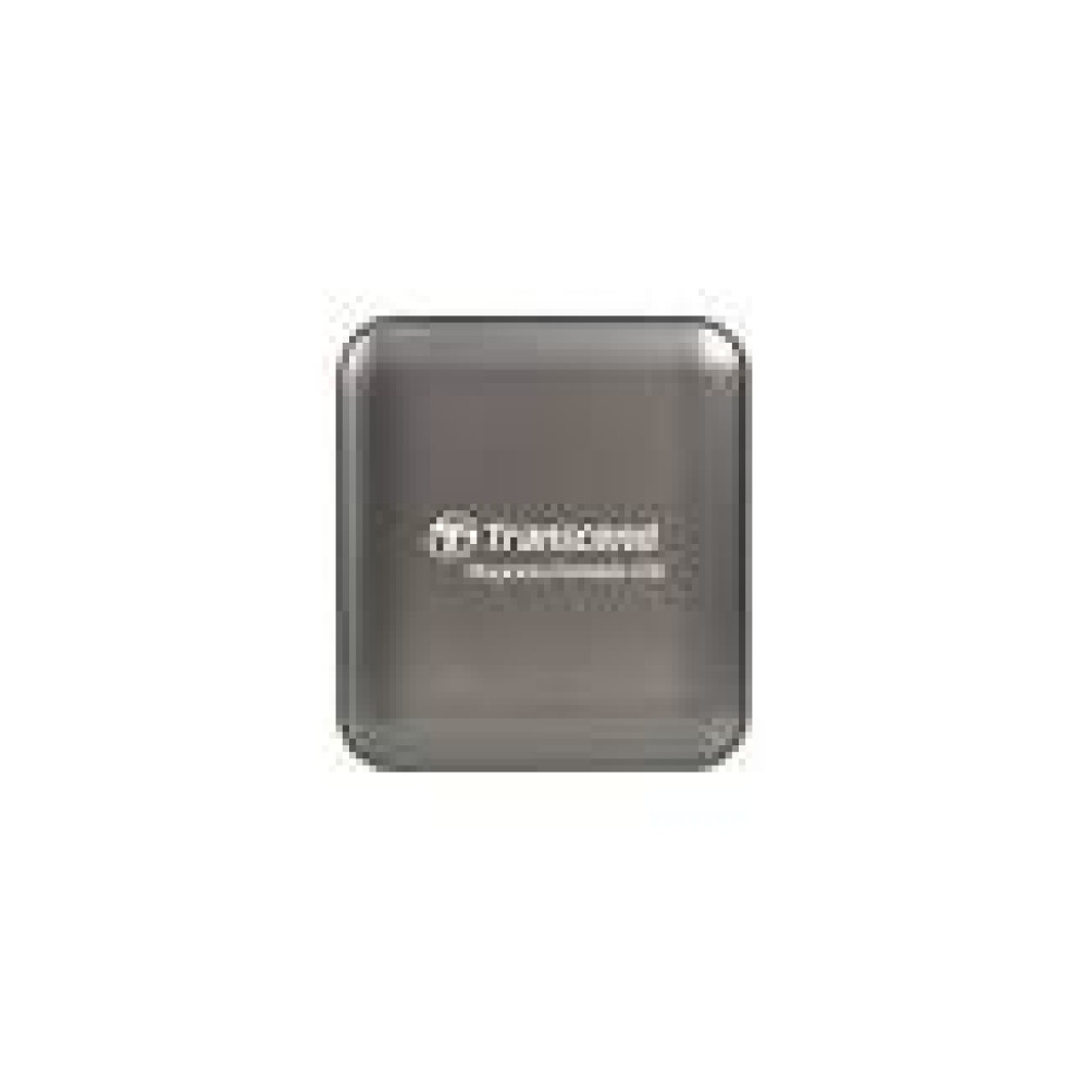 TRANSCEND 1TB External SSD ESD420C USB 20Gbps Type C Magsafe Gray Steel