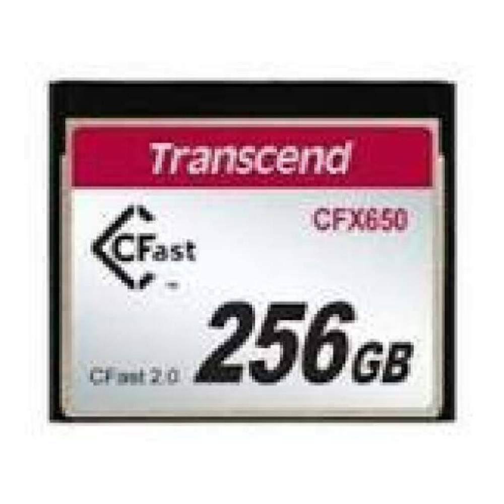 TRANSCEND CFX650 CFast 2.0 256GB Card R510MB/s MLC