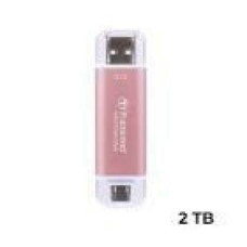 TRANSCEND ESD310P 2TB External SSD USB 10Gbps Type C/A Pink