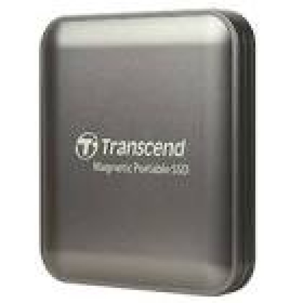 TRANSCEND 2TB External SSD ESD420C USB 20Gbps Type C Magsafe Gray Steel