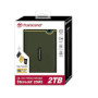 TRANSCEND 2TB StoreJet 25M3G USB 3.1 2.5 Rubber Case Anti-Shock Military Green Slim