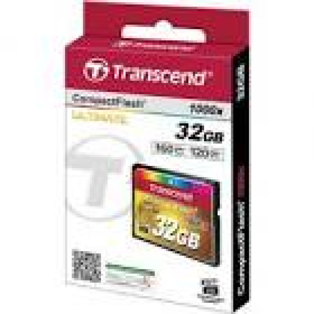 TRANSCEND Flash Compact Flash 1000x 32GB - VGA20 compliant