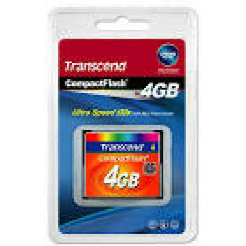 TRANSCEND CompactFlash 4GB Card MLC