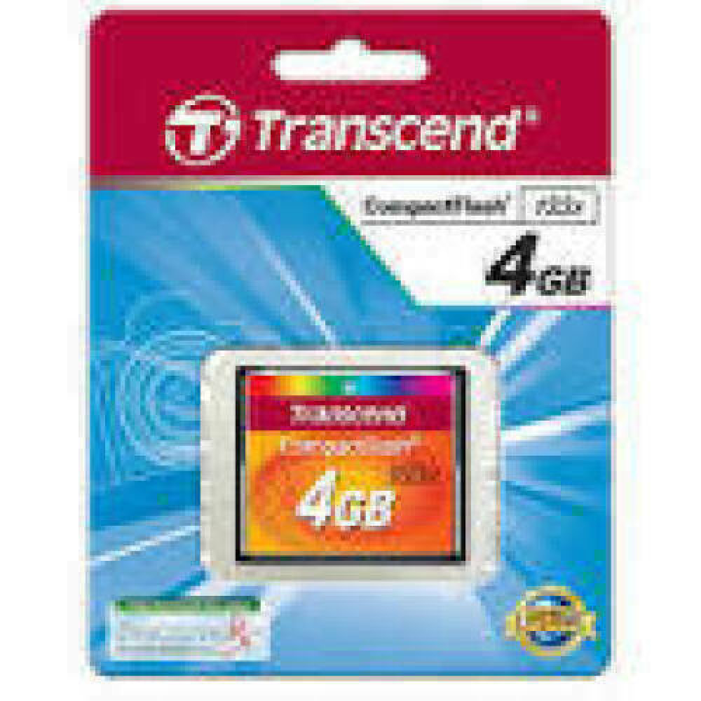 TRANSCEND CompactFlash 4GB Card MLC