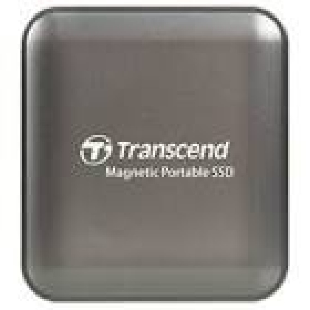 TRANSCEND 4TB External SSD ESD420C USB 20Gbps Type C Magsafe Gray Steel