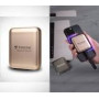 TRANSCEND 4TB External SSD ESD420G USB 20Gbps Type C Magsafe Gold