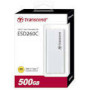 TRANSCEND 500GB External SSD ESD260C USB 3.1 Gen 2 Type C