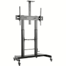 GEMBIRD TV floor stand with caster wheels tilt 60 - 100inch