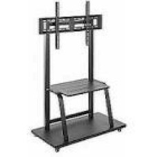 GEMBIRD Aluminum TV floor stand with caster wheels 37-70inch black