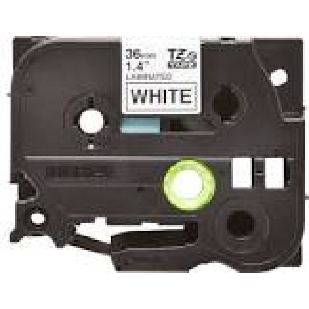 BROTHER P-Touch TZE-261 black on white 36mm