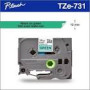 BROTHER P-Touch TZE-731 black on green 12mm