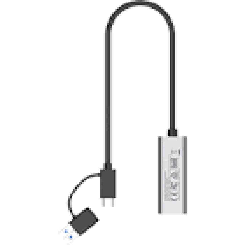 UNITEK ADAPTER U1313C USB-A/C RJ45 2.5 G Ethernet M/F