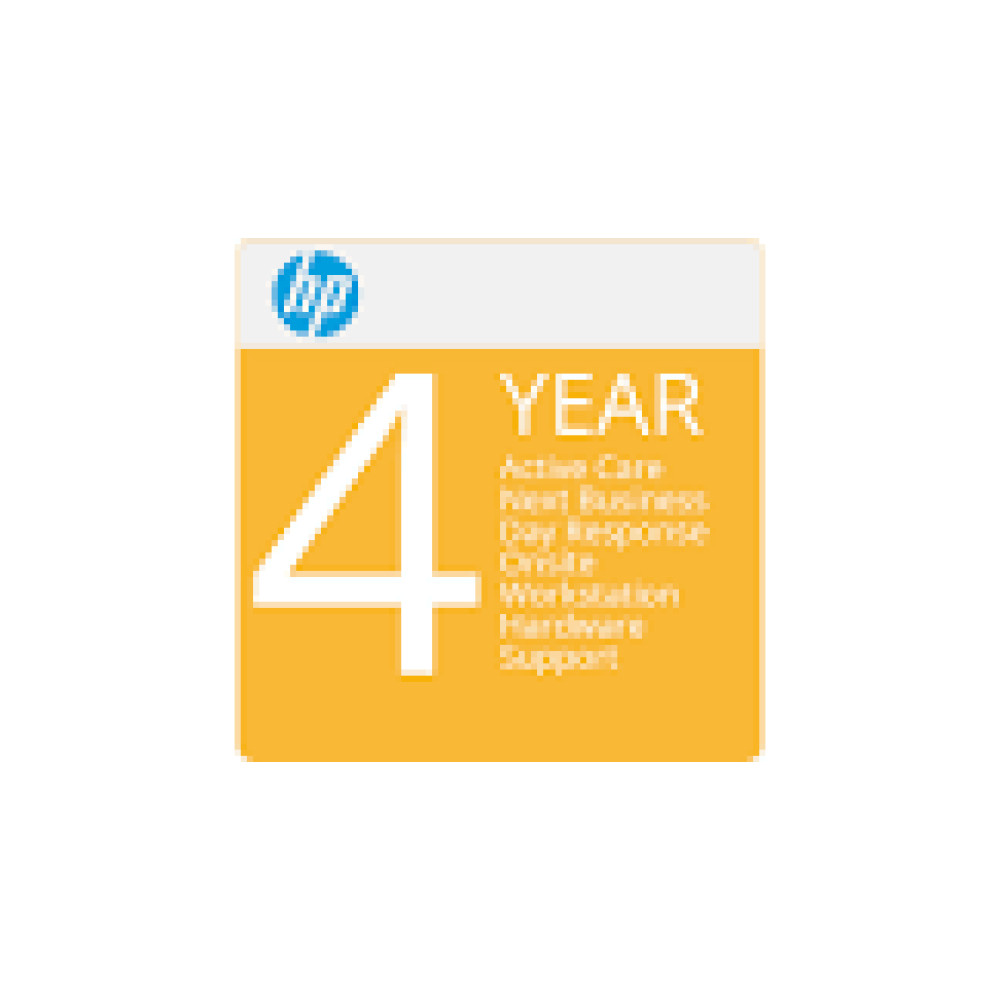 HP Active Care 4 years Next Business Day Onsite Hardware Support for Workstation