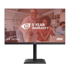 AOC U27E4CV 27inch 3840x2160 60Hz IPS Flat H/A 150MM USB C DOCKING 90W Adaptive Sync EyeComfort 3.0 USB HUB SPEAKER