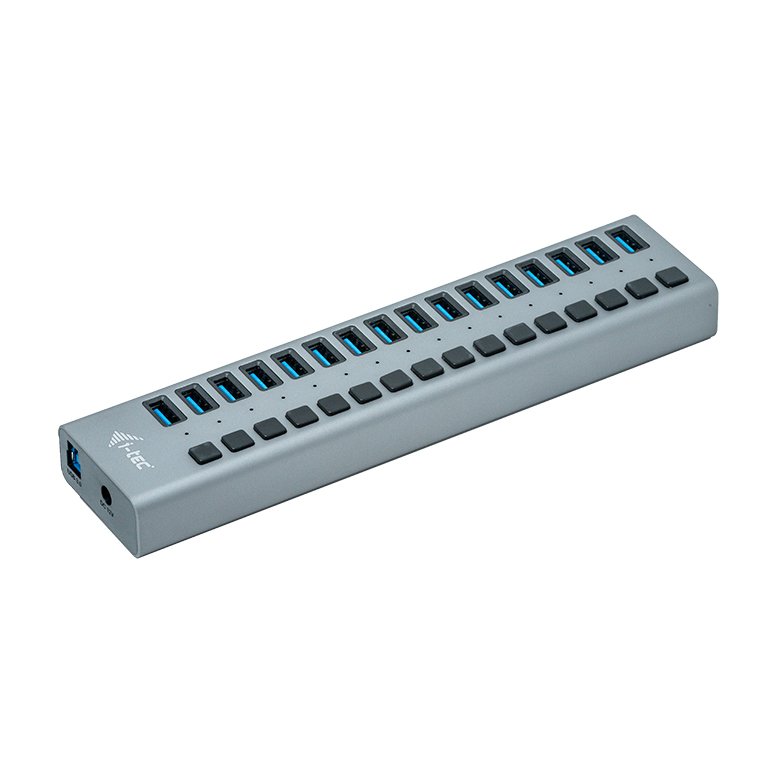I-TEC USB 3.0 Charging HUB 16port port with external adapter 90W 16x USB chargingport for Tablets Notebooks Ultrabooks PC