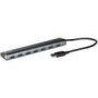 I-TEC USB 3.0 Metal Charging HUB 7 Port with power adaptor 7x USB charging port. For Tablets Notebooks Ultrabooks PC