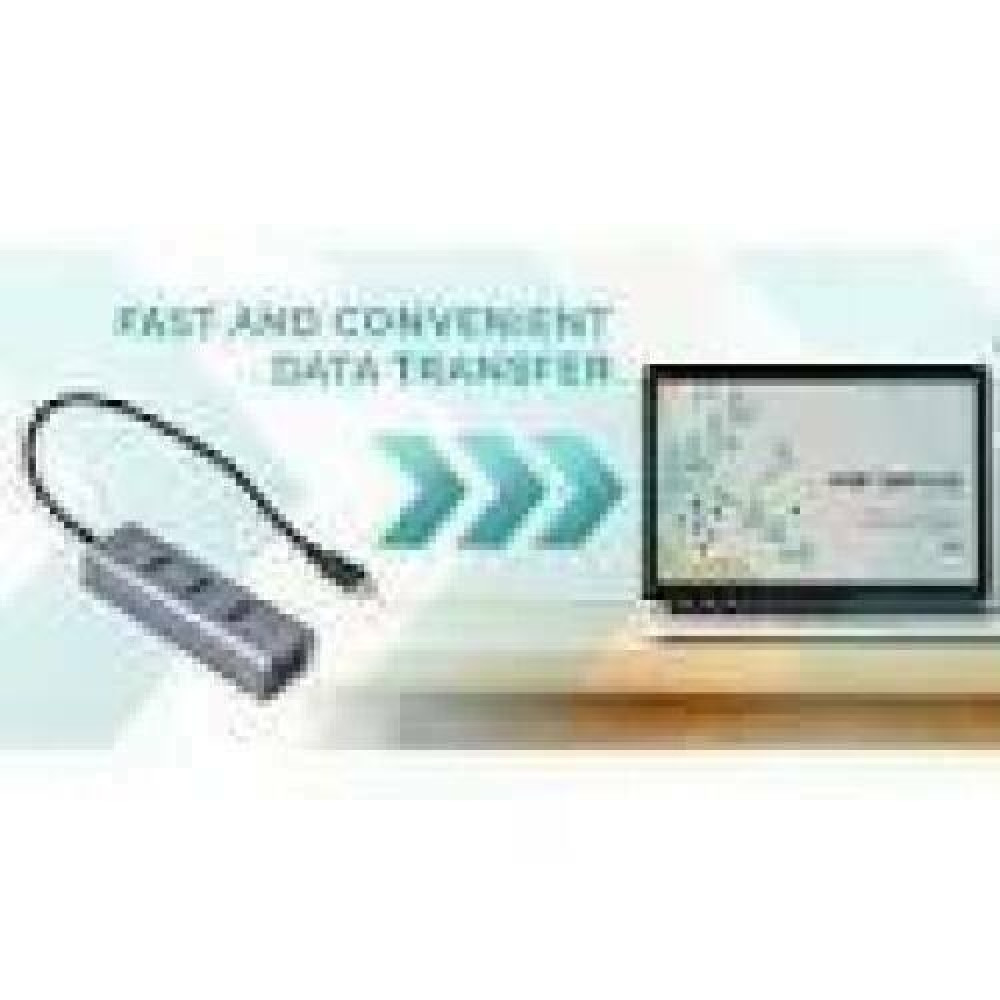 I-TEC USB 3.0 Metal HUB 4 port without power adapter ideal for Notebook Ultrabook Tablet PC supports Win und Mac OS