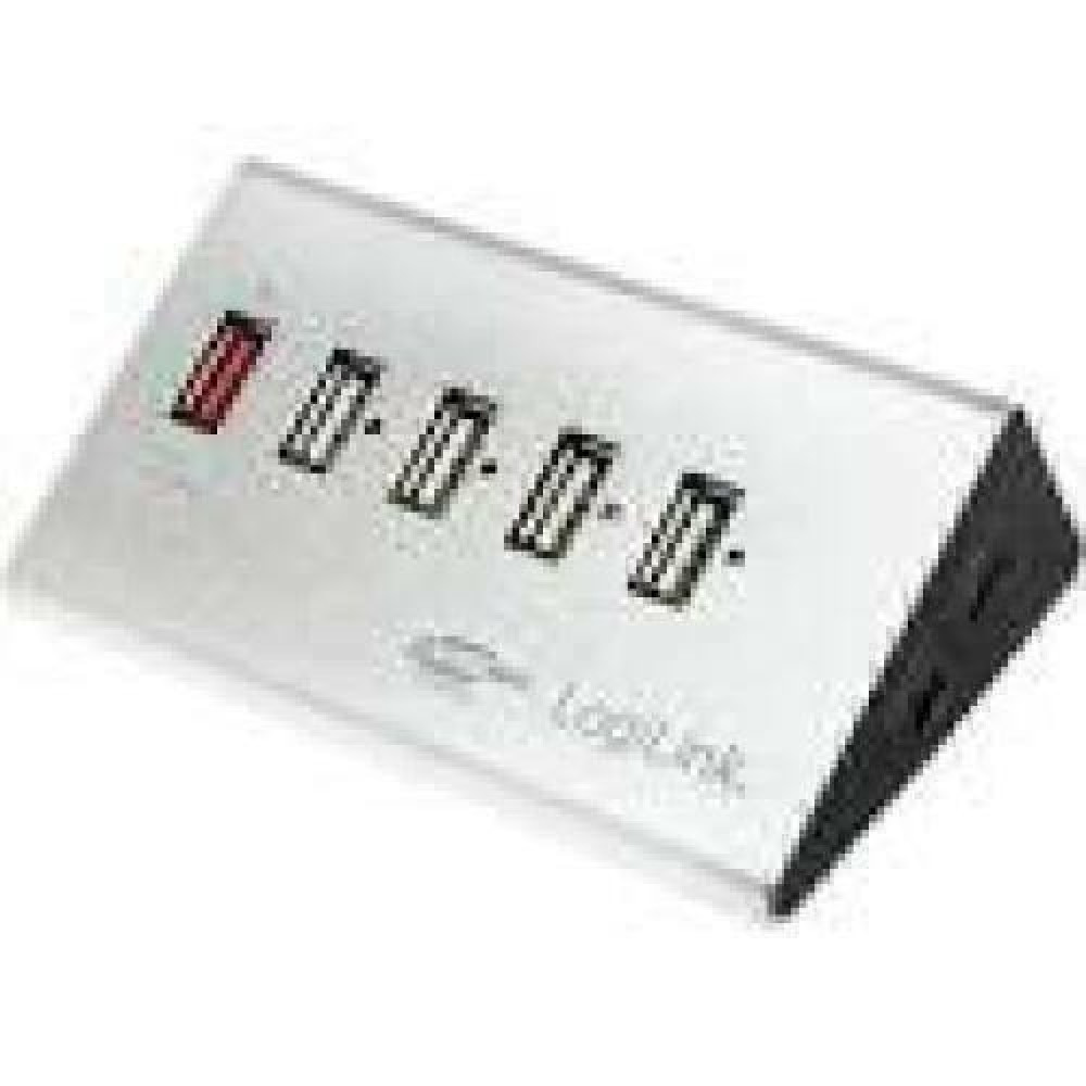LOGILINK UA0224 - USB 2.0 High Speed Hub 4-Port + 1x Fast Charging Port
