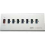 LOGILINK UA0228 USB 3.0 High Speed Hub 7-Port + 1x Fast Charging Port