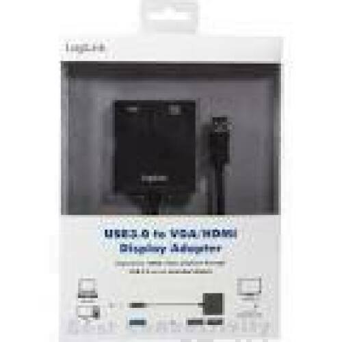 LOGILINK UA0234 - Adapter USB 3.0 to VGA / HDMI