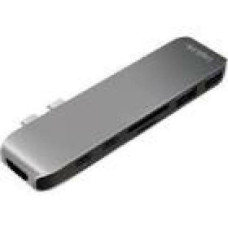 LOGILINK UA0302 USB-C 7-in-1 multifunctional hub with PD aluminum alloy 100W