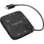 LOGILINK UA0345 - Micro-USB OTG On-The-Go multifunction hub and card reader