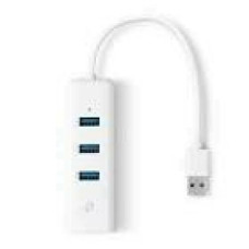 TP-LINK USB 3.0 to Gigabit Ethernet Adapter. 1 port USB 3.0 connector and 1 port Ethernet port