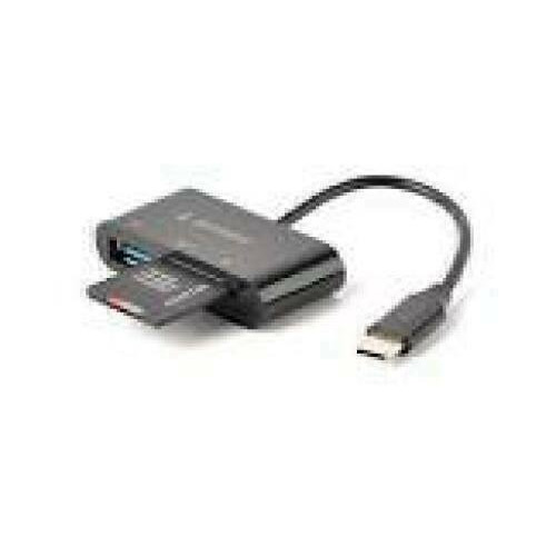 GEMBIRD UHB-CR3-02 compact USB Type-C SDXC combo card reader OTG black