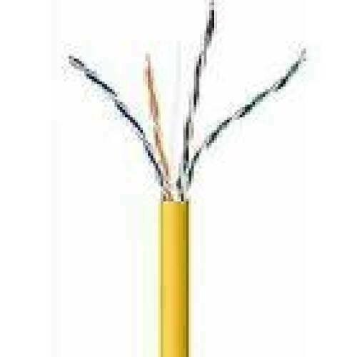 GEMBIRD UPC-5004E-SOL-Y UTP solid cable cat. 5 CCA 305m roll yellow