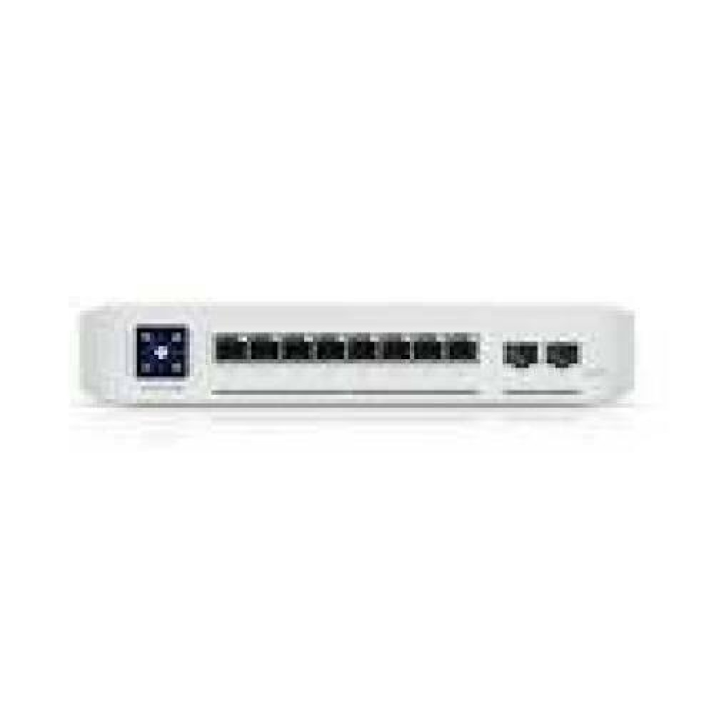 UBIQUITI USW-ENTERPRISE-8-POE UNIFI SWITCH 8x 2.5GB/S RJ45 POE+ 2x 10GB/S SFP+ TOUCHSCREEN TOTAL 120W
