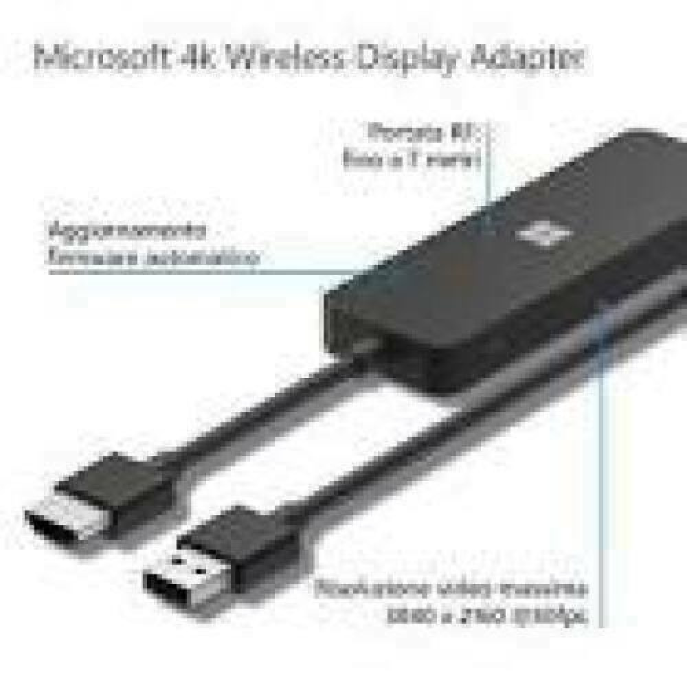 MS 4K Wireless Display Adapter XZ/AR/RU/UK Hdwr Black