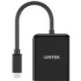 UNITEK V1407A Adapter USB-C - 2x DisplayPort 1.4 8K 60Hz