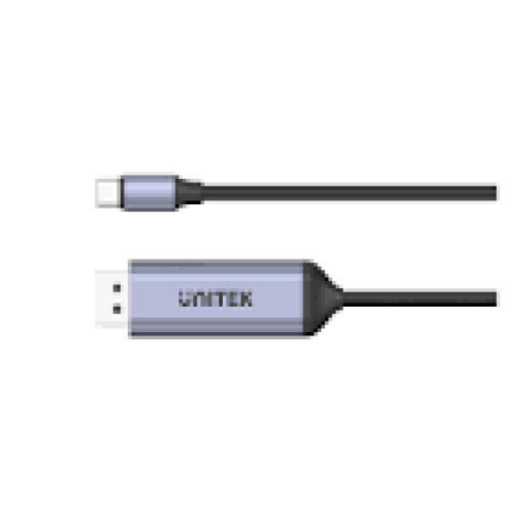 UNITEK V1423C ADAPTER USB-C - DisplayPort 1.4 8K 60Hz 1.8m ALU