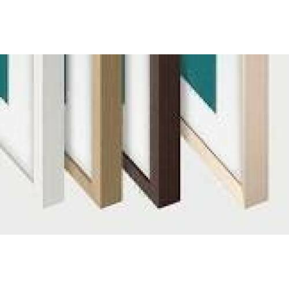 SAMSUNG Frame 65 White Beveled 2021 45 degree cut on inside