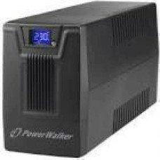 POWERWALKER UPS Line-Interactive 600VA SCL 2x Schuko 230V RJ11/45 In/Out USB LCD