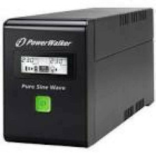 POWERWALKER VI 600 SW FR UPS Line-Interactive 600VA 2x PL 230V PURE SINE RJ11/RJ45 USB LCD