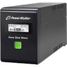 POWERWALKER VI 600 SW IEC UPS Line-Interactive 600VA 3x IEC C13 PURE SINE RJ11/RJ45 USB LCD