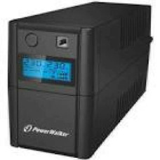 POWERWALKER VI 650 SHL UPS LINE-INTERACTIVE 650VA 2X SCHUKO RJ11 IN/OUT USB LCD
