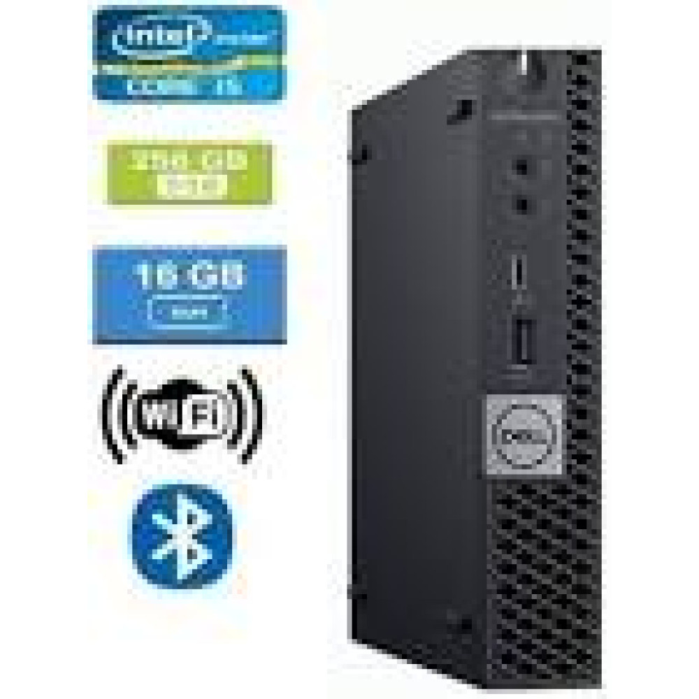 DELL REFURB OptiPlex 5070 MFF Intel Core i5-9500T 16GB RAM 256GB SSD 2xDP COM W11P