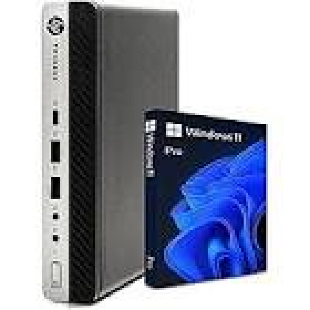 HP REFURB ProDesk 600 G4 MINI Intel Core i5-8500T 16GB RAM 256GB SSD 2xDP VGA WiFi BT W11P